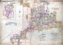 Index Map, Akron 1915 revised 1919 Including Barberton - Cuyahoga Falls - Kenmore